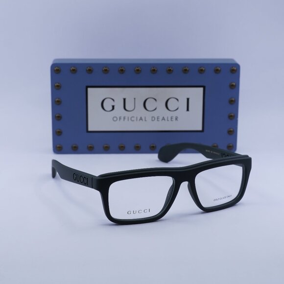 Final Price! Gucci GG1572O 005 Green Eyeglasses 54mm - Picture 1 of 12